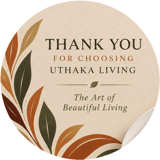 Thank you for choosing Uthaka Living